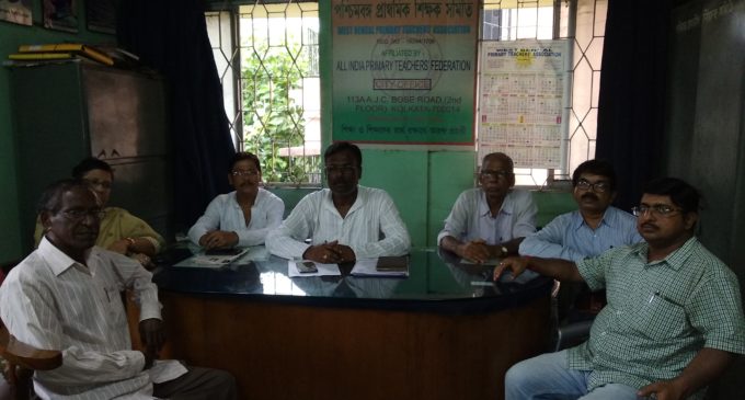 Protest march of primary teachers, Kolkata for demand of 7th pay commission