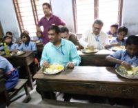 District Magistrate of Hooghly Y Ratnakar Rao at Govt School of Hooghly under surprise inspection