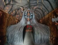 Baranagar Alambazar Unveils Terrifying Yet Entertaining Ghost-Themed Pandal, Drawing Thousands of Spectators