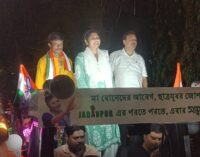 Trinamool Candidate Saini Ghosh Receives Massive Support, Leads Vibrant Roadshow in Jadavpur Constituency