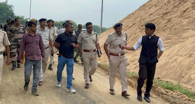 Birbhum Administration Busts Large Illegal Sand Stockpiles in Major Crackdown